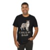 Collie Dad Shirt, Vintage Dog Sketch Tee, Dog Dad Gift Collie Dad Shirt, Vintage Dog Sketch Tee, Dog Dad Gift