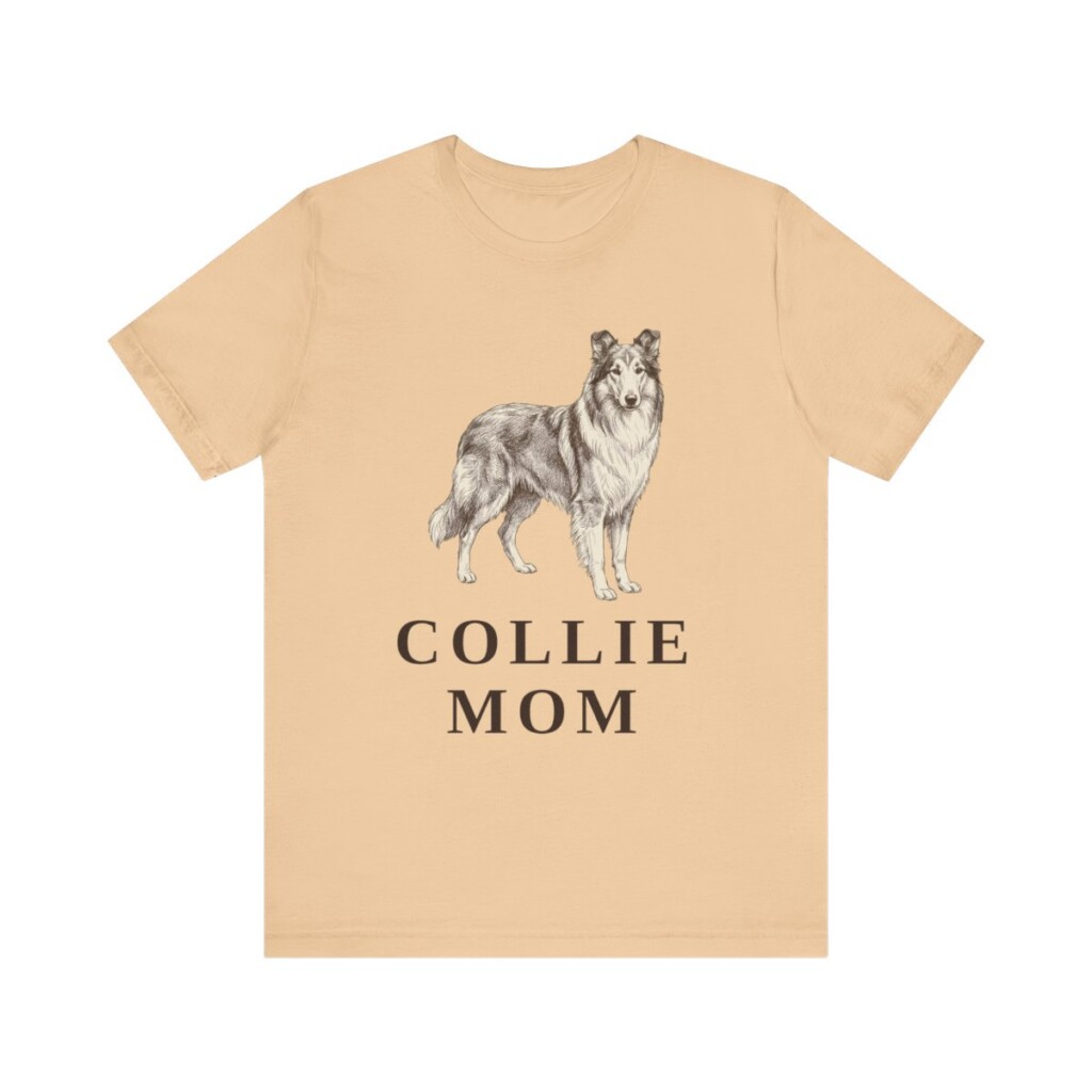 Collie Mom Shirt, Vintage Dog Sketch Tee, Dog Mom Gift Collie Mom Shirt, Vintage Dog Sketch Tee, Dog Mom Gift