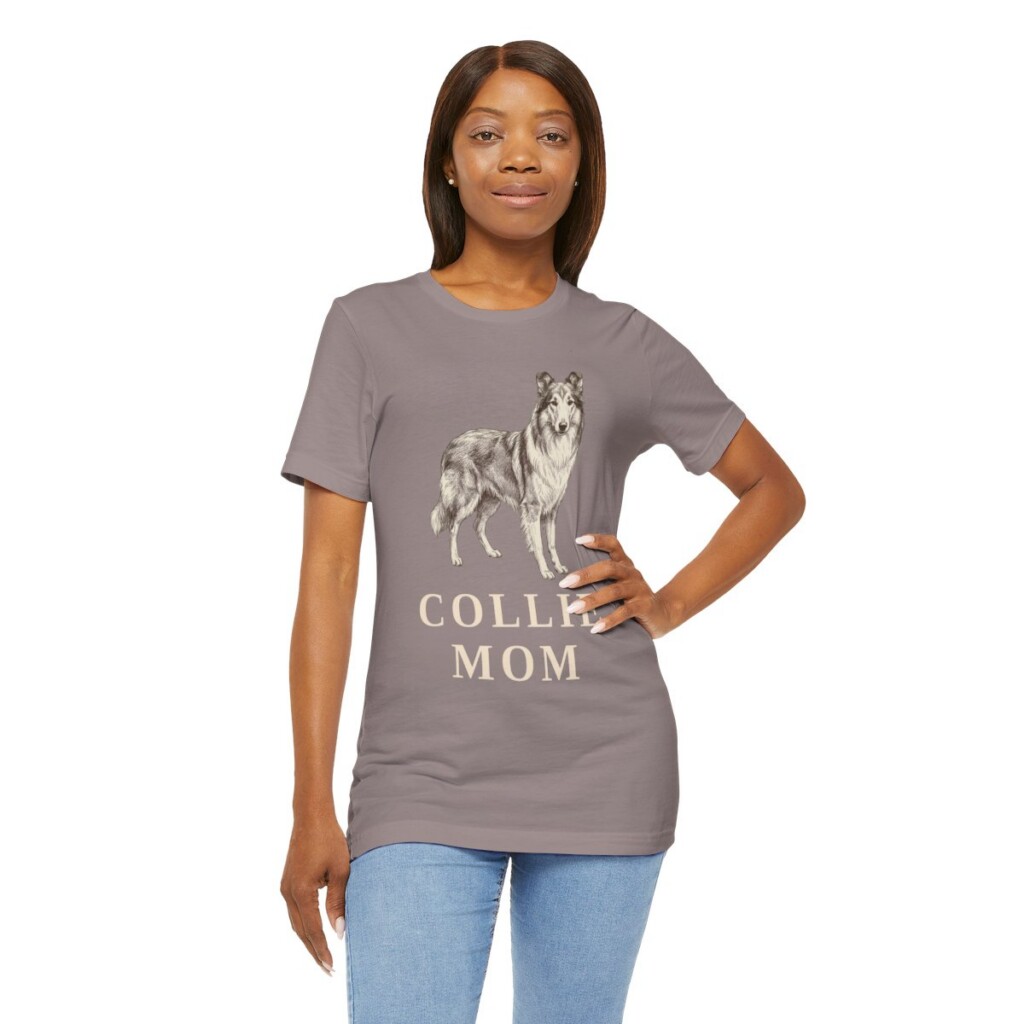 Collie Mom Shirt, Vintage Dog Sketch Tee, Dog Mom Gift Collie Mom Shirt, Vintage Dog Sketch Tee, Dog Mom Gift