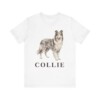 Collie Lover Shirt, Vintage Dog Sketch Tee, Dog Lover Gift