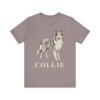 Collie Lover Shirt, Vintage Dog Sketch Tee, Dog Lover Gift