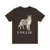 Collie Lover Shirt, Vintage Dog Sketch Tee, Dog Lover Gift