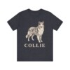 Collie Lover Shirt, Vintage Dog Sketch Tee, Dog Lover Gift