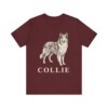 Collie Lover Shirt, Vintage Dog Sketch Tee, Dog Lover Gift
