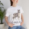 Collie Lover Shirt, Vintage Dog Sketch Tee, Dog Lover Gift