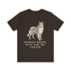 Collie Humor Shirt, Vintage Dog Sketch Tee, Dog Humor Gift