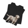 Curly-Coated Retriever Dad Shirt, Vintage Dog Sketch Tee, Dog Dad Gift