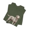 Curly-Coated Retriever Lover Shirt, Vintage Dog Sketch Tee, Dog Lover Gift