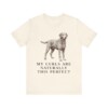 Curly-Coated Retriever Humor Shirt, Vintage Dog Sketch Tee, Dog Humor Gift