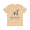 Curly-Coated Retriever Humor Shirt, Vintage Dog Sketch Tee, Dog Humor Gift