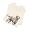 Curly-Coated Retriever Humor Shirt, Vintage Dog Sketch Tee, Dog Humor Gift
