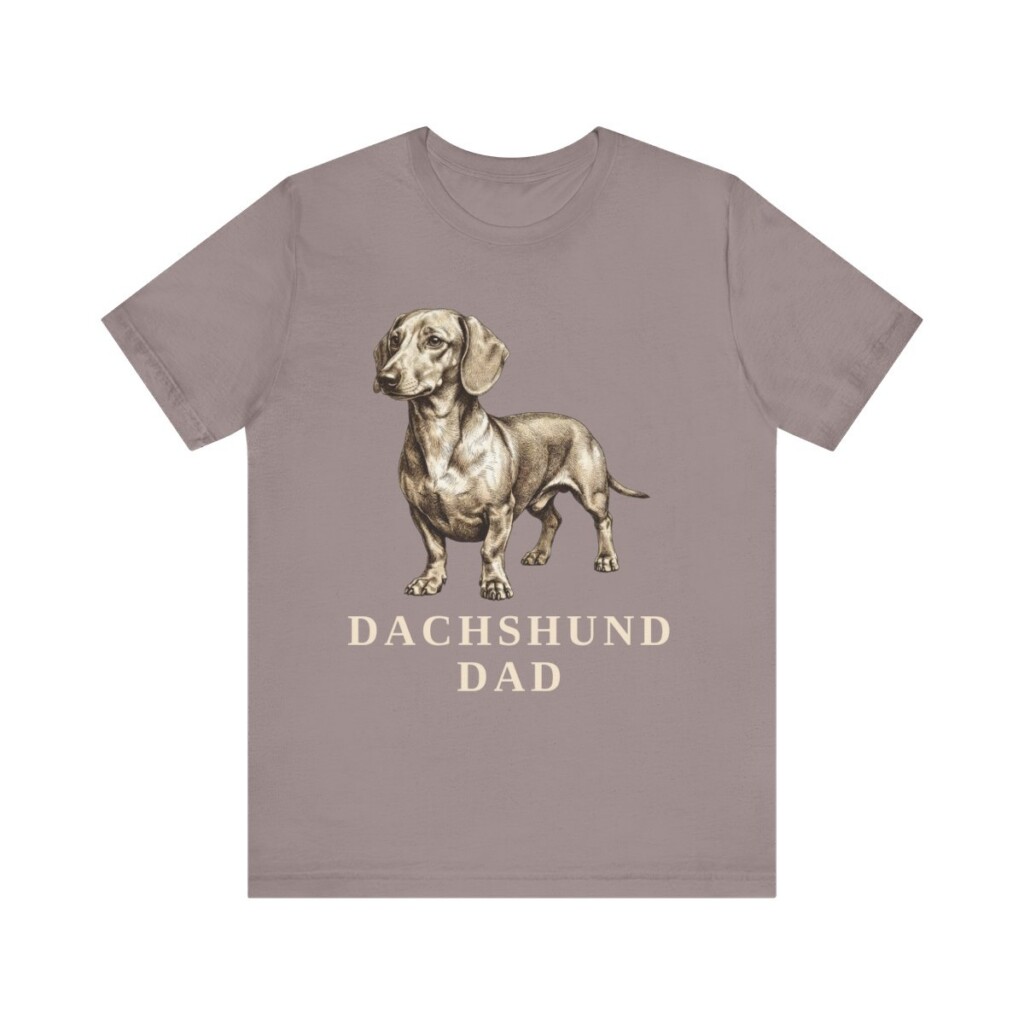 Dachshund Dad Shirt, Vintage Dog Sketch Tee, Dog Dad Gift Dachshund Dad Shirt, Vintage Dog Sketch Tee, Dog Dad Gift