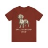 Dachshund Dad Shirt, Vintage Dog Sketch Tee, Dog Dad Gift Dachshund Dad Shirt, Vintage Dog Sketch Tee, Dog Dad Gift