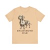 Dachshund Dad Shirt, Vintage Dog Sketch Tee, Dog Dad Gift Dachshund Dad Shirt, Vintage Dog Sketch Tee, Dog Dad Gift