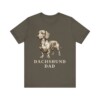 Dachshund Dad Shirt, Vintage Dog Sketch Tee, Dog Dad Gift Dachshund Dad Shirt, Vintage Dog Sketch Tee, Dog Dad Gift
