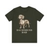 Dachshund Dad Shirt, Vintage Dog Sketch Tee, Dog Dad Gift Dachshund Dad Shirt, Vintage Dog Sketch Tee, Dog Dad Gift
