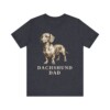 Dachshund Dad Shirt, Vintage Dog Sketch Tee, Dog Dad Gift Dachshund Dad Shirt, Vintage Dog Sketch Tee, Dog Dad Gift