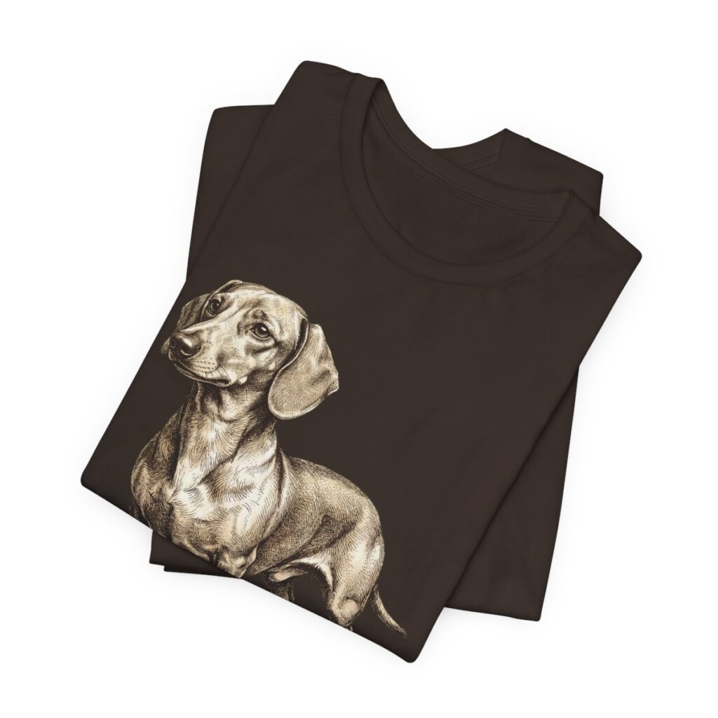 Dachshund Dad Shirt, Vintage Dog Sketch Tee, Dog Dad Gift Dachshund Dad Shirt, Vintage Dog Sketch Tee, Dog Dad Gift