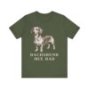 Dachshund Mix Dad Shirt, Vintage Dog Sketch Tee, Dog Dad Gift Dachshund Mix Dad Shirt, Vintage Dog Sketch Tee, Dog Dad Gift
