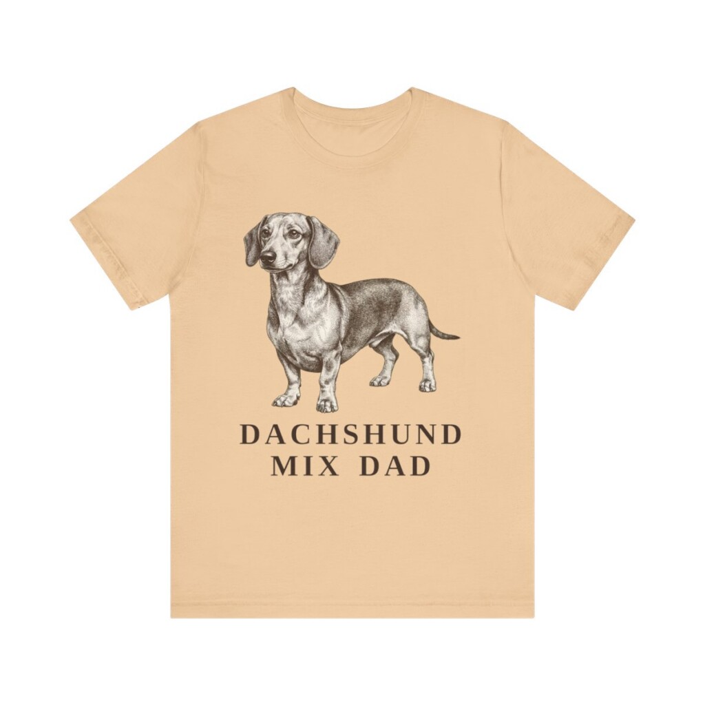 Dachshund Mix Dad Shirt, Vintage Dog Sketch Tee, Dog Dad Gift Dachshund Mix Dad Shirt, Vintage Dog Sketch Tee, Dog Dad Gift