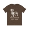Dachshund Mix Dad Shirt, Vintage Dog Sketch Tee, Dog Dad Gift Dachshund Mix Dad Shirt, Vintage Dog Sketch Tee, Dog Dad Gift