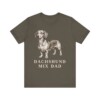 Dachshund Mix Dad Shirt, Vintage Dog Sketch Tee, Dog Dad Gift Dachshund Mix Dad Shirt, Vintage Dog Sketch Tee, Dog Dad Gift