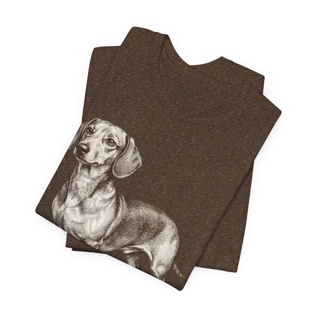 Dachshund Mix Dad Shirt, Vintage Dog Sketch Tee, Dog Dad Gift Dachshund Mix Dad Shirt, Vintage Dog Sketch Tee, Dog Dad Gift