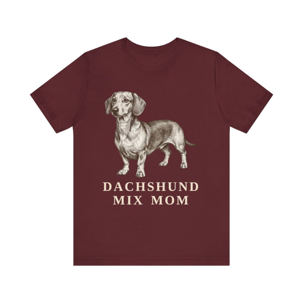 Dachshund Mix Mom Shirt, Vintage Dog Sketch Tee, Dog Mom Gift Dachshund Mix Mom Shirt, Vintage Dog Sketch Tee, Dog Mom Gift
