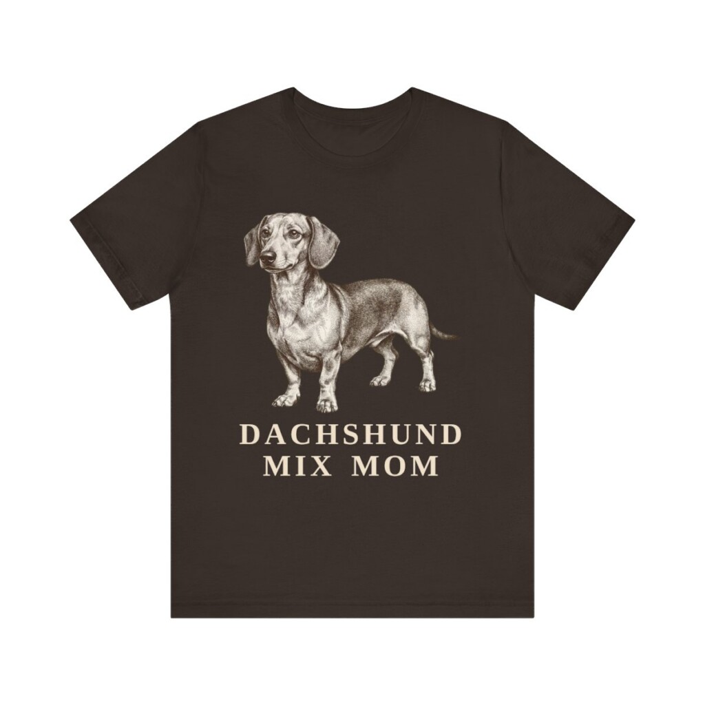 Dachshund Mix Mom Shirt, Vintage Dog Sketch Tee, Dog Mom Gift Dachshund Mix Mom Shirt, Vintage Dog Sketch Tee, Dog Mom Gift