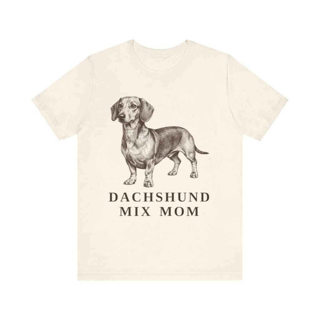 Dachshund Mix Mom Shirt, Vintage Dog Sketch Tee, Dog Mom Gift Dachshund Mix Mom Shirt, Vintage Dog Sketch Tee, Dog Mom Gift