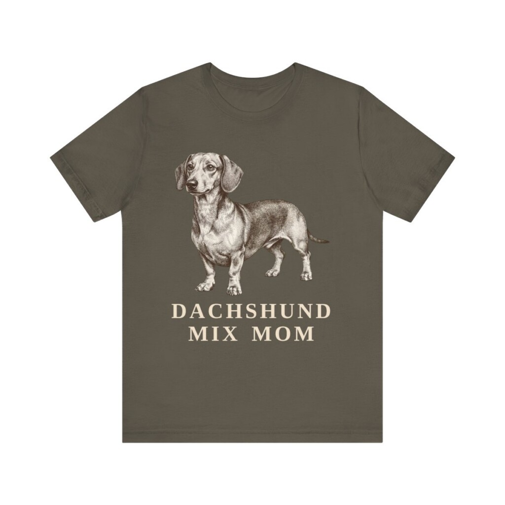 Dachshund Mix Mom Shirt, Vintage Dog Sketch Tee, Dog Mom Gift Dachshund Mix Mom Shirt, Vintage Dog Sketch Tee, Dog Mom Gift