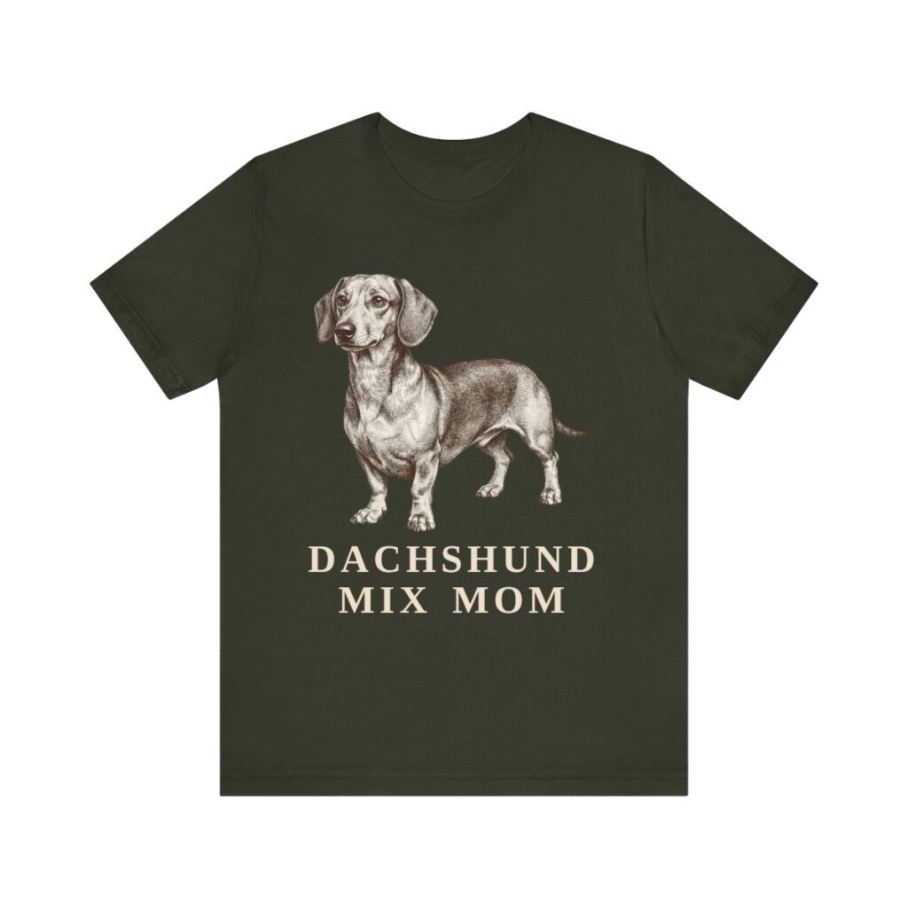 Dachshund Mix Mom Shirt, Vintage Dog Sketch Tee, Dog Mom Gift Dachshund Mix Mom Shirt, Vintage Dog Sketch Tee, Dog Mom Gift