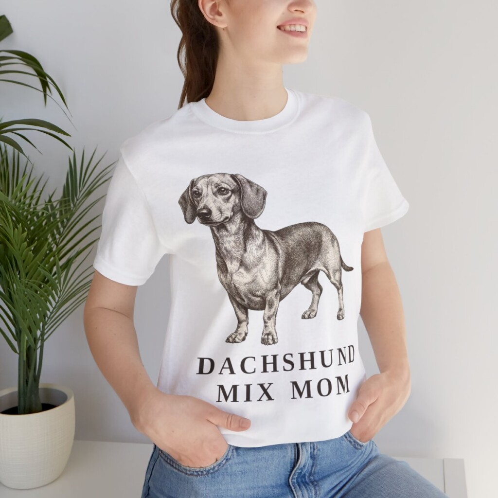 Dachshund Mix Mom Shirt, Vintage Dog Sketch Tee, Dog Mom Gift Dachshund Mix Mom Shirt, Vintage Dog Sketch Tee, Dog Mom Gift