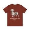 Dachshund Mix Lover Shirt, Vintage Dog Sketch Tee, Dog Lover Gift Dachshund Mix Lover Shirt, Vintage Dog Sketch Tee, Dog Lover Gift