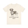 Dachshund Mix Lover Shirt, Vintage Dog Sketch Tee, Dog Lover Gift Dachshund Mix Lover Shirt, Vintage Dog Sketch Tee, Dog Lover Gift