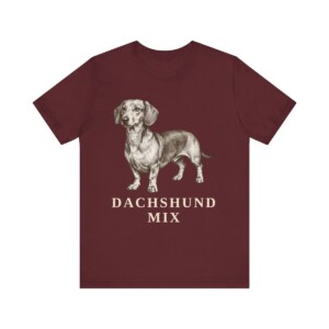 Dachshund Mix Lover Shirt, Vintage Dog Sketch Tee, Dog Lover Gift
