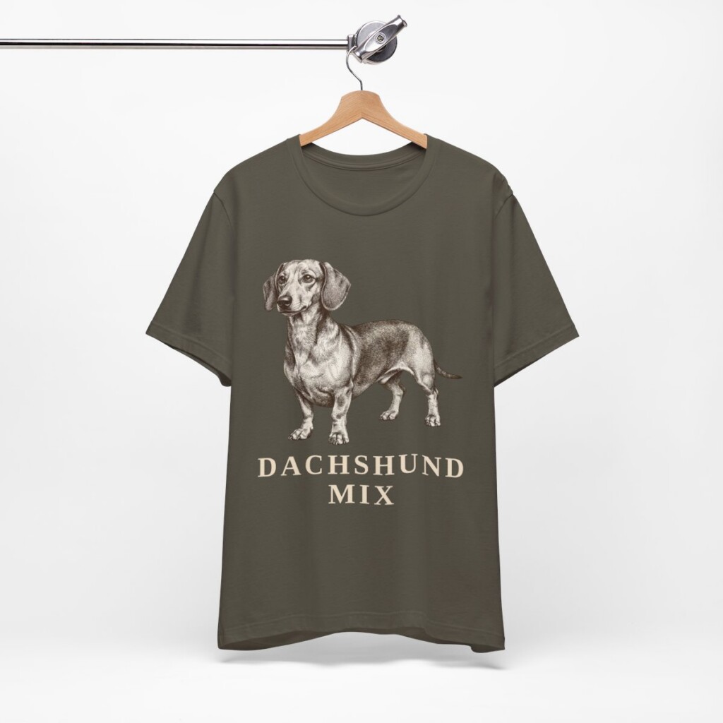 Dachshund Mix Lover Shirt, Vintage Dog Sketch Tee, Dog Lover Gift Dachshund Mix Lover Shirt, Vintage Dog Sketch Tee, Dog Lover Gift