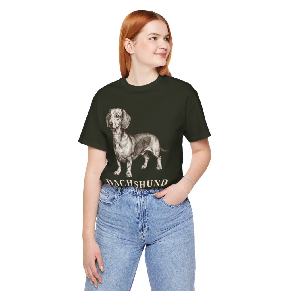 Dachshund Mix Lover Shirt, Vintage Dog Sketch Tee, Dog Lover Gift Dachshund Mix Lover Shirt, Vintage Dog Sketch Tee, Dog Lover Gift