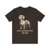 Dachshund Mom Shirt, Vintage Dog Sketch Tee, Dog Mom Gift