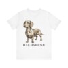 Dachshund Lover Shirt, Vintage Dog Sketch Tee, Dog Lover Gift Dachshund Lover Shirt, Vintage Dog Sketch Tee, Dog Lover Gift