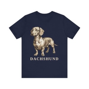 Dachshund Lover Shirt, Vintage Dog Sketch Tee, Dog Lover Gift
