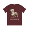 Dachshund Lover Shirt, Vintage Dog Sketch Tee, Dog Lover Gift Dachshund Lover Shirt, Vintage Dog Sketch Tee, Dog Lover Gift