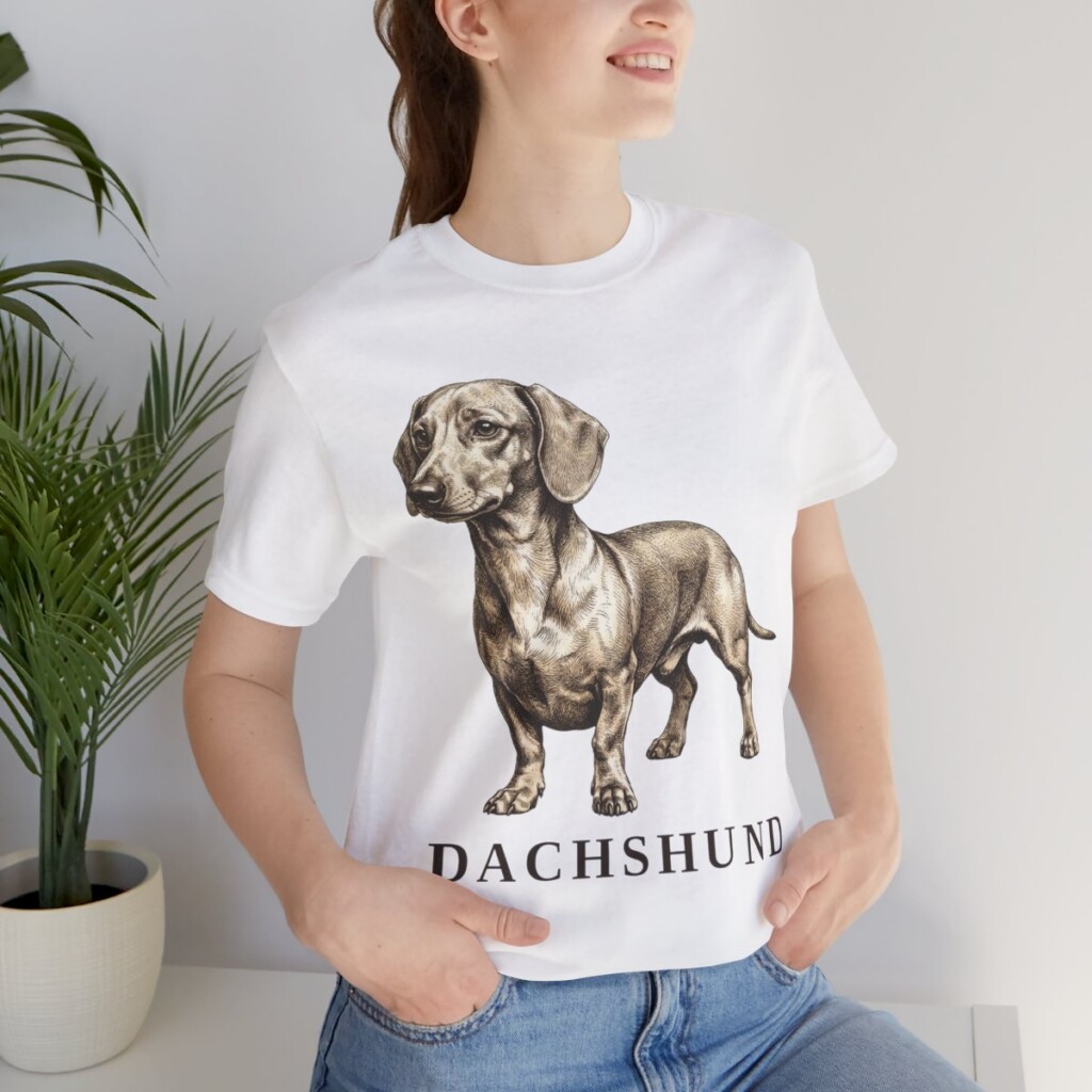 Dachshund Lover Shirt, Vintage Dog Sketch Tee, Dog Lover Gift Dachshund Lover Shirt, Vintage Dog Sketch Tee, Dog Lover Gift