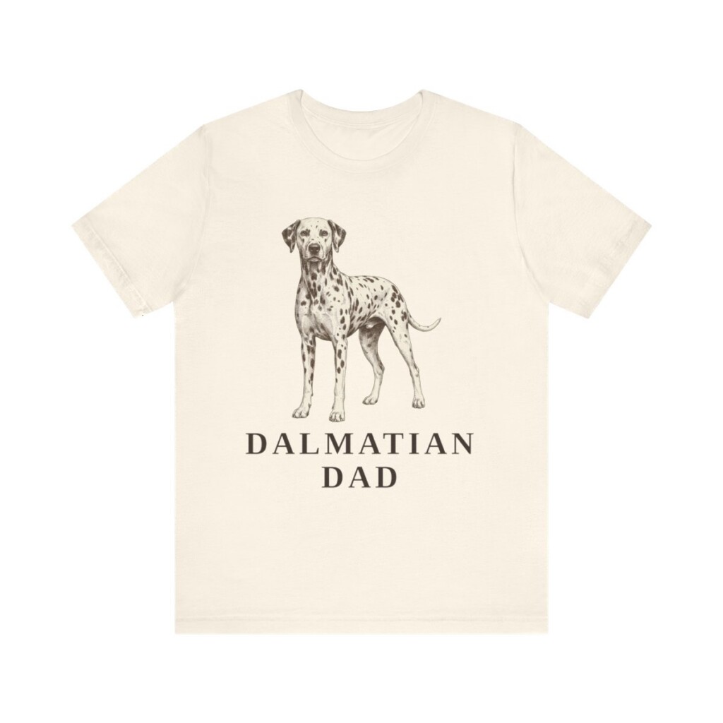 Dalmatian Dad Shirt, Vintage Dog Sketch Tee, Dog Dad Gift Dalmatian Dad Shirt, Vintage Dog Sketch Tee, Dog Dad Gift