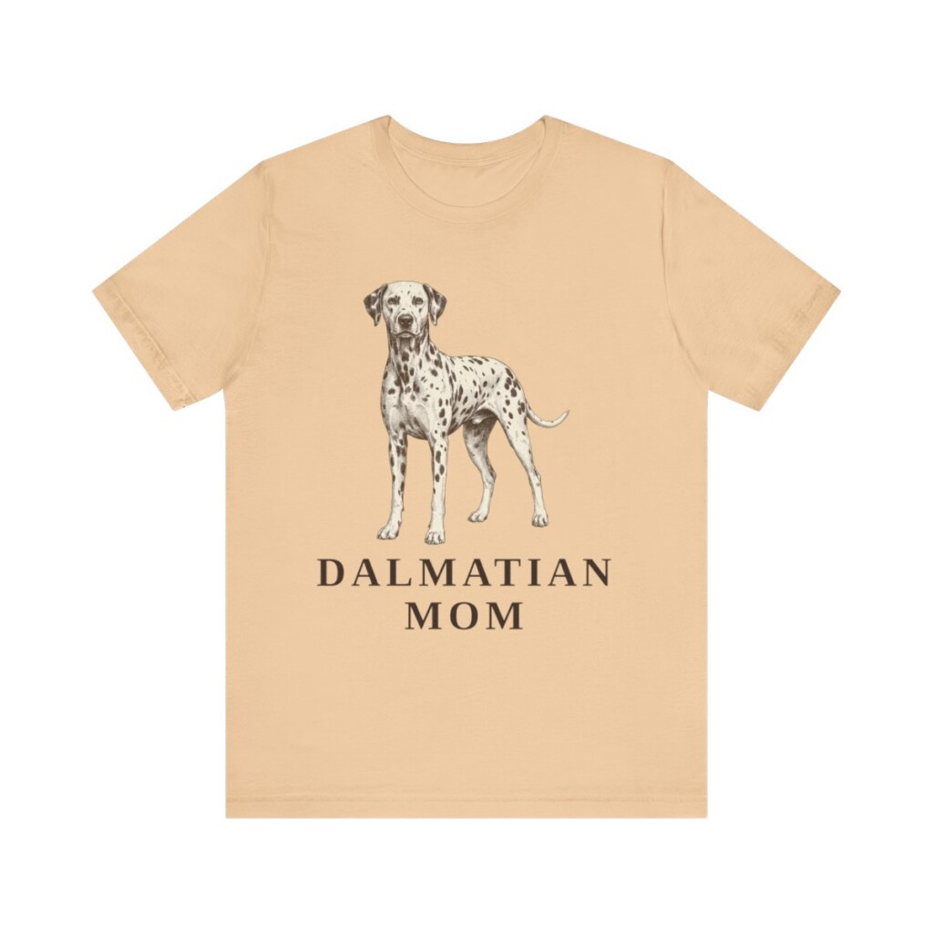 Dalmatian Mom Shirt, Vintage Dog Sketch Tee, Dog Mom Gift