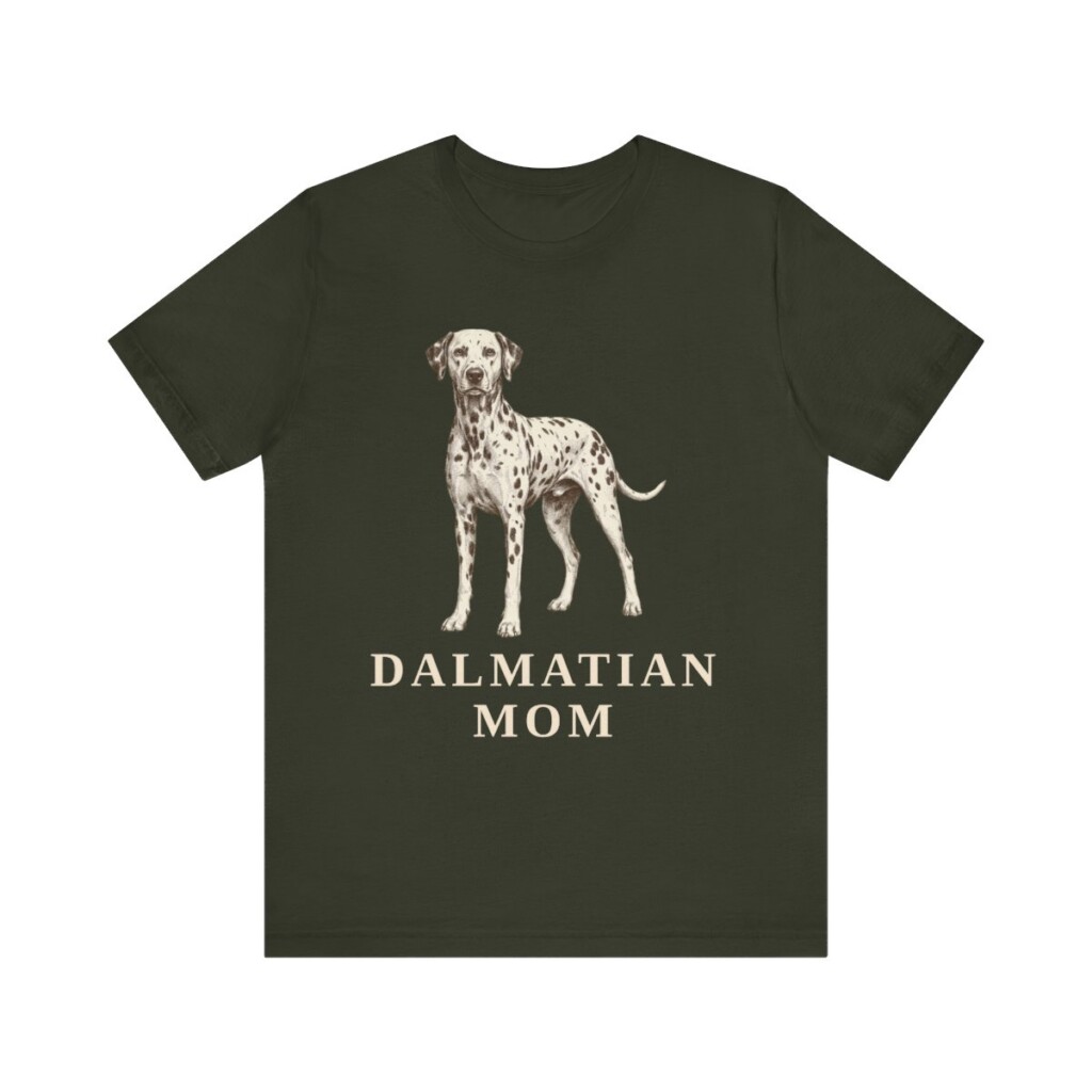 Dalmatian Mom Shirt, Vintage Dog Sketch Tee, Dog Mom Gift