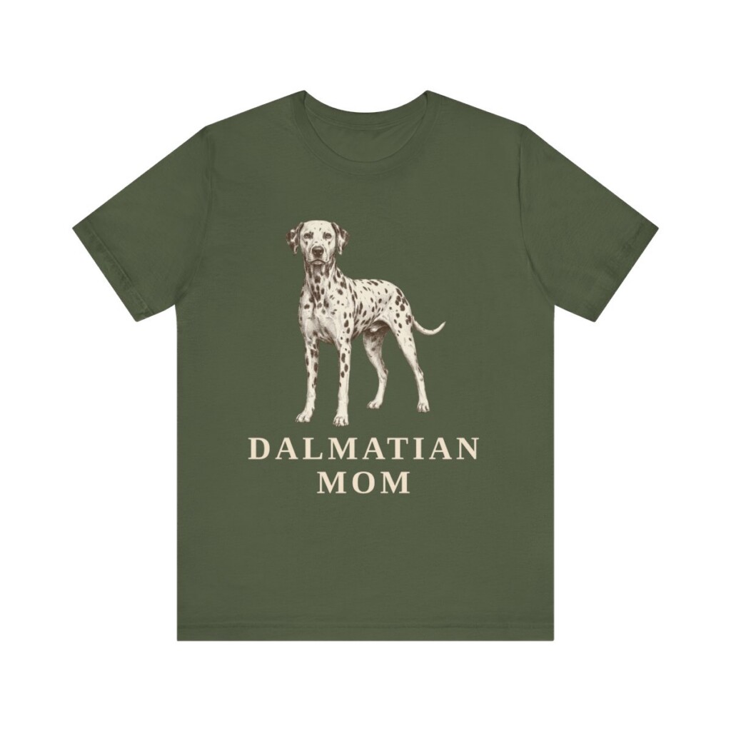 Dalmatian Mom Shirt, Vintage Dog Sketch Tee, Dog Mom Gift