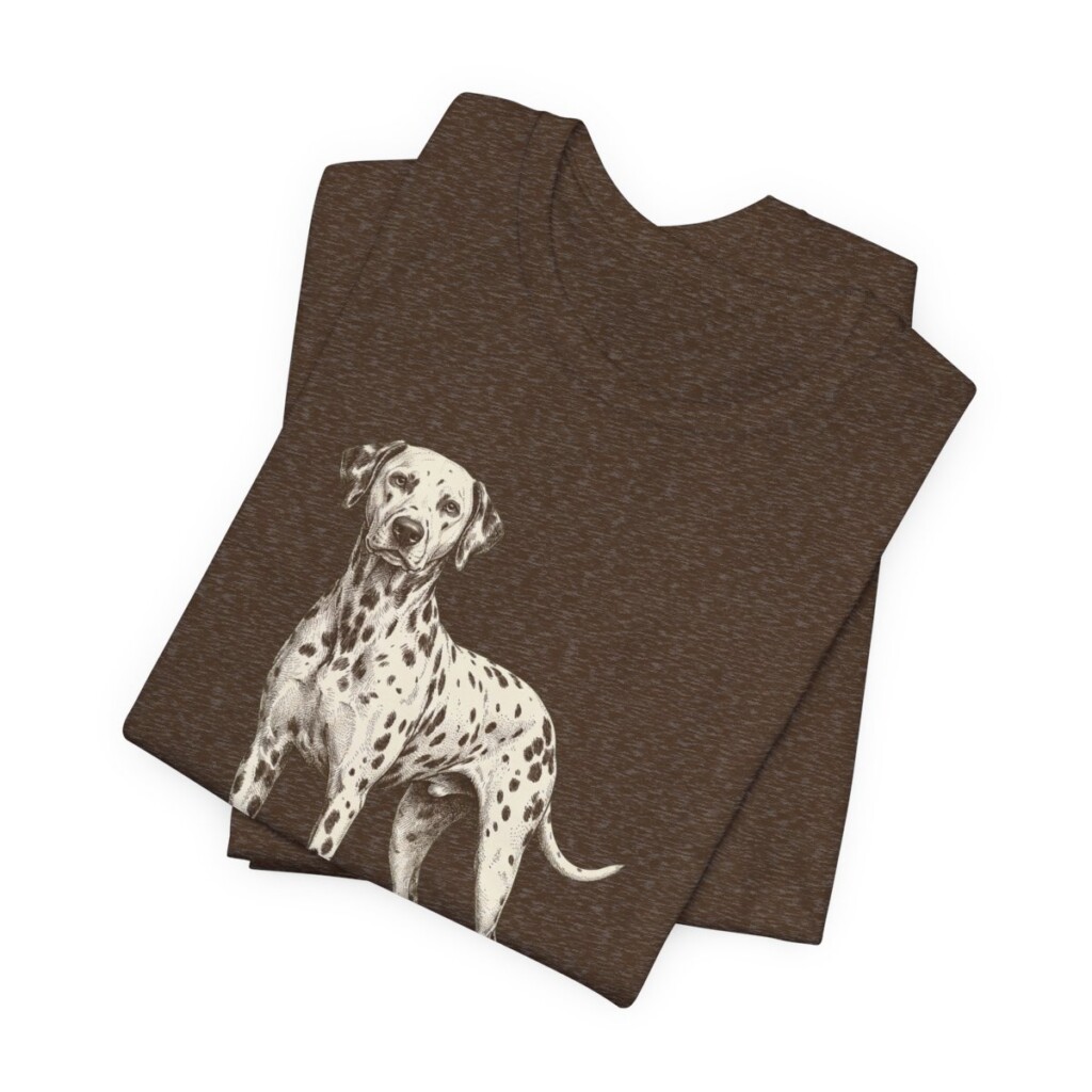 Dalmatian Mom Shirt, Vintage Dog Sketch Tee, Dog Mom Gift