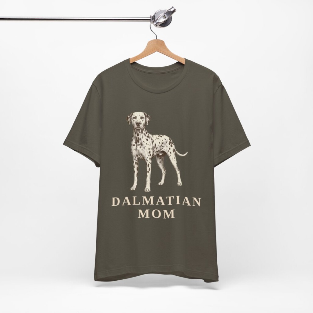 Dalmatian Mom Shirt, Vintage Dog Sketch Tee, Dog Mom Gift