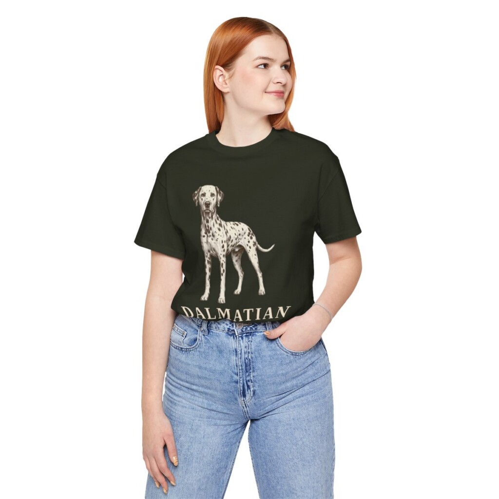 Dalmatian Mom Shirt, Vintage Dog Sketch Tee, Dog Mom Gift